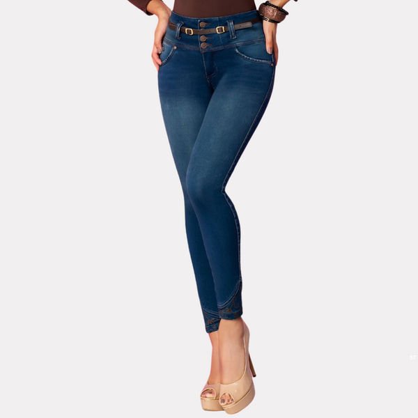 JEANS AZUL DIRTY CHOCOLATE