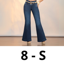 JEANS AZUL X BOTA CAMPANA