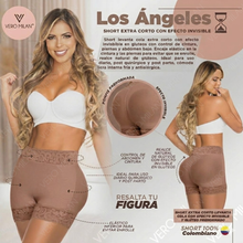 short angeles transparente  control shapewear womenswear